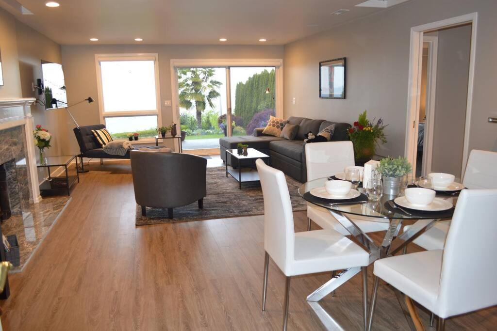 1-Bedroom Seaview Guesthouse On Seattle Luxury Estate With Views Of Olympic Mountains المظهر الخارجي الصورة